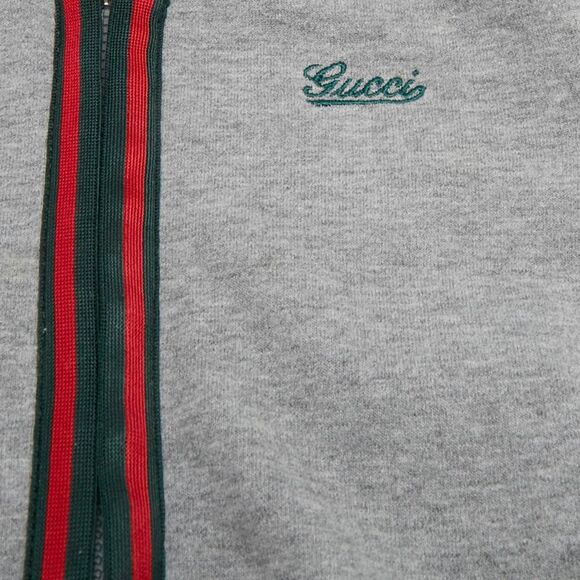 Gucci Kids Grey Cotton Sweatshirt And Pants Set - Picture 3 of 6